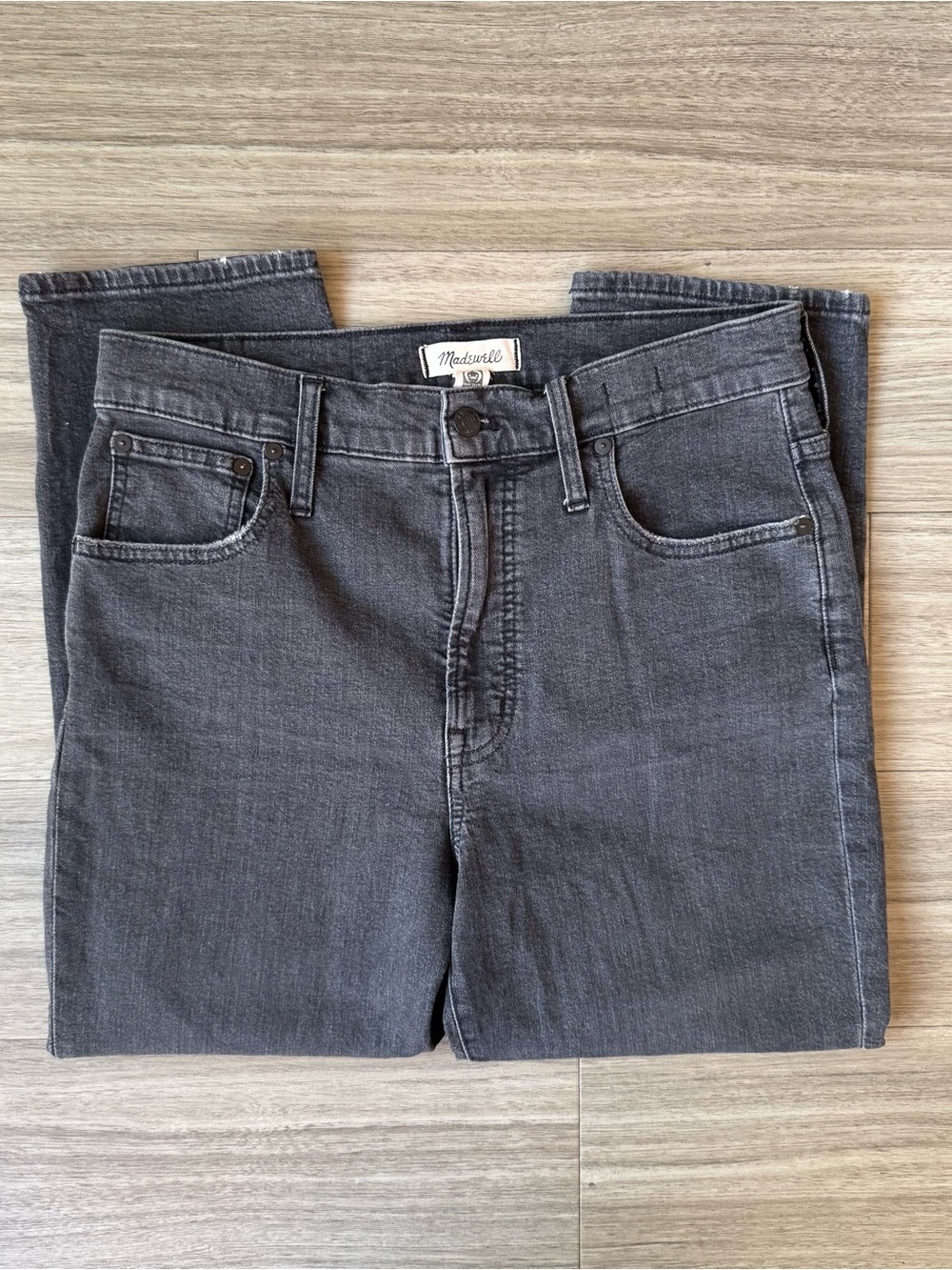 Madewell The Perfect Vintage Crop Jeans Gray Wash Size 30 Petite